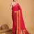 Red traditional saree
