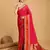 Red traditional saree