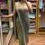 Sage green embroidered satin ready-to wear saree 