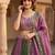 Lavender Color Sequins Embroidery Work Chinon  Silk Lahenga Choli set