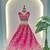 Rani Pink Color  Sequins and Treads  Embroidery Work Chinon Silk Lahenga Choli Set