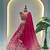Rani Pink Color  Sequins and Treads  Embroidery Work Chinon Silk Lahenga Choli Set
