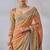 Multicolor geometric print saree