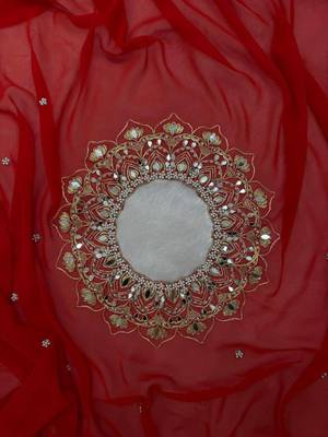 georgette two style draped saree with stitched blouse 3