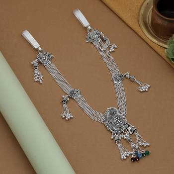 stylish multicolor oxidised kamarband for festive wear 1