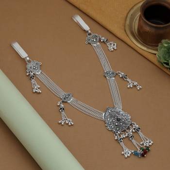 ethnic oxidised waist chain kamarband 1