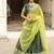 Green Color Silver-Golden Zari Weaving Work Silk Lehenga Choli With Unstitched Blouse