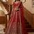 Ravishing Red Zari Embroidery Silk Bridal Lehenga Choli With Double Dupatta