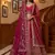 Sparkling Pink Thread Embroidered Silk Bridal Lehenga Choli With Double Dupatta