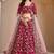 Pink Art Silk Sequins Work Semi Stitched Lehenga Choli Size Up To 42