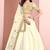 Off White Art Silk Sequins Work Semi Stitched Lehenga Choli Size Up To 42