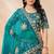Teal Green Art Silk Sequins Work Semi Stitched Lehenga Choli Size Up To 42