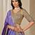 Purple Chiffon Sequins Work Semi Stitched Lehenga Choli Size Up To 42