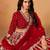 Red Art Silk Sequins Work Semi Stitched Lehenga Choli Size Up To 42