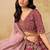 Pink Art Silk Zari Work Semi Stitched Lehenga Choli Size Up To 42