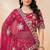 Pink  Art Silk Hand Embroidery Semi Stitched Lehenga Choli Size Up To 42