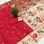 Red  faux banarasi silk saree with paithani rich weaved pallu and blouse
