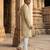 men’s Multicolor silk blend ethnic printed kurta