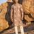 men’s multicolor ethnic silk blend printed kurta