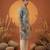 men’s multicolor printed ethnic silk blend kurta