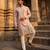 men’s lavender silk blend embroidered straight kurta trouser set