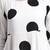 Women cream polka-dot rayon dress