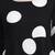 Women black polka-dot rayon dress