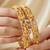 Gold laxmi floral temple ad bangle