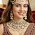 Lucky jewellery traditional kundan white jewellery set | bridal style royal ethnic necklace set