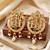 Lucky jewellery 18k gold-plated ram parivar temple necklace set