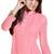 Baby Pink plain Georgette kurti