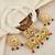 Gold-tone temple pearl necklace set with earrings for party & wedding wear