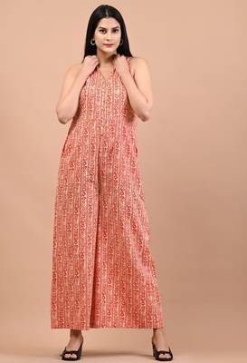 Block printed jumpsuit 1