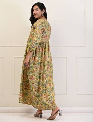 Block printed dress 3