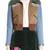 Patchwork suede leather jacket women's lambskin leather jacket