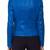 Women's lambskin leather solid blue formal blazer jacket