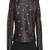 Women’s black star studded lamskin leather biker jacket stylish moto coat