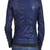 Women’s blue real leather jacket slim fit moto biker style front zip closure