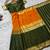 Green Color  Zip And Go Saree  Silk Weaving  Saree