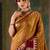 Rust & maroon banarasi silk sarees with traditiinal zari work