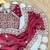 Maroon Color embroidery sequence work Silk Saree