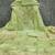 Elegant light green zari woven unstitched salwar suit with dupatta