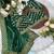 Green Color  embroidery sequence work Silk Saree