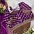 Purple Color  embroidery sequence work Silk Saree
