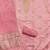 Elegant pink woven zari unstitched salwar suit with dupatta