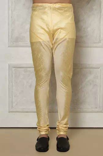 Peach dupion arts silk anghrakha design with hand work on collar and buttons indo western