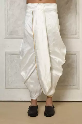 Grey dupion arts silk anghrakha design with hand work on collar and buttons indo western