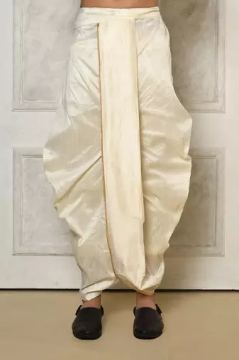 Grey anghrakha pattern work indo western