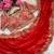 Red Color embroidery sequence work Sattin Saree