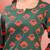 Women green cotton floral printed co ord sets stitched